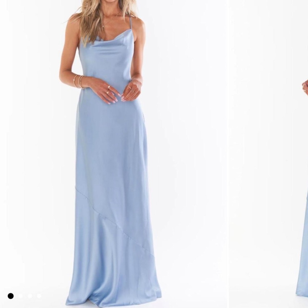 Show Me Your MuMu Sky Blue Slip Dress